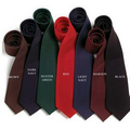 Black Clip-On Polyester Poplin Tie